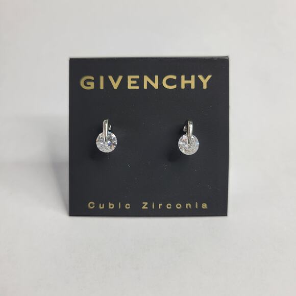 Givenchy Earrings, Crystal Accent Cubic Zirconia Classic Vintage Inspired NEW - Picture 2 of 7